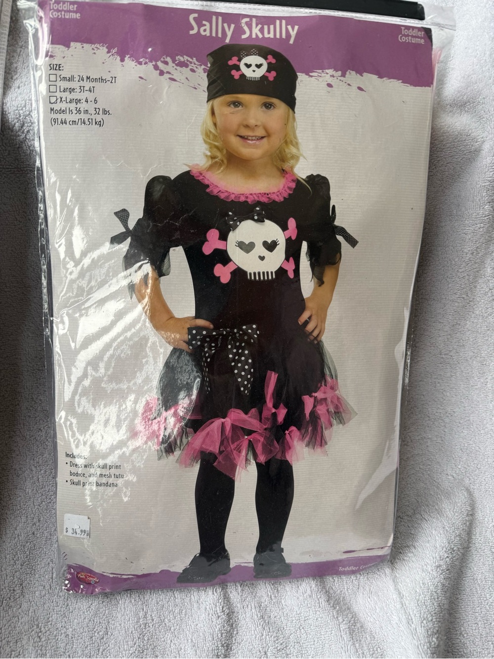 Sally Skully Toddler Costume